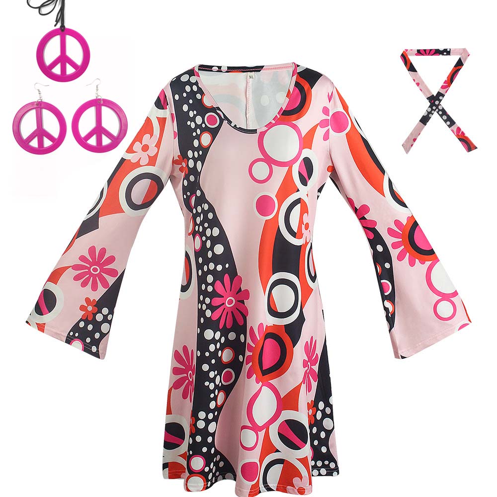 Women'S Accessories In The 70S - Fantasia Retro de Halloween dos Anos