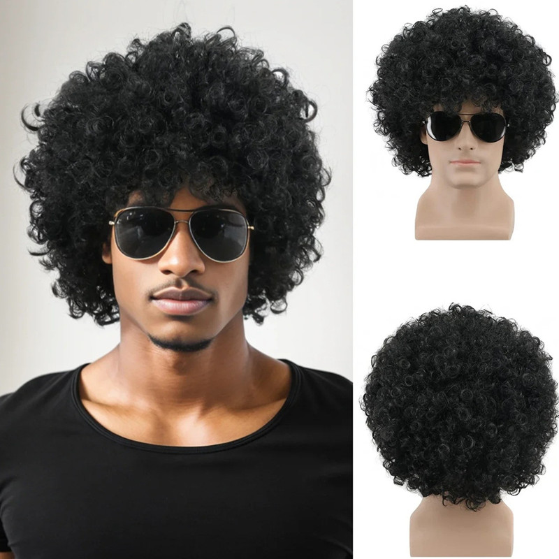 Women'S Accessories In The 70S - Peruca Afro Grande e Cacheada Unissex