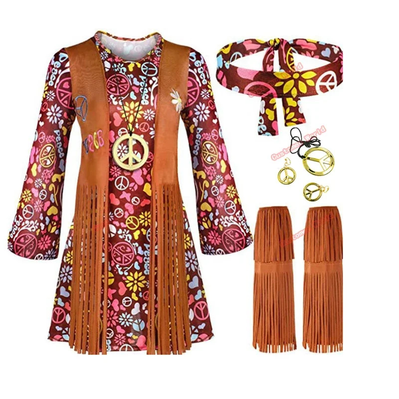 Women'S Accessories In The 70S - 2026 paz amor feminino festa 60s