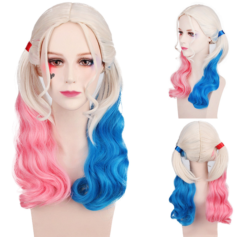 Women'S Harley Quinn Accessories - Peruca de Cosplay da Harley Quinn