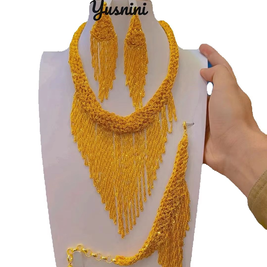 Women Accessories Dubai - Nova Joia de Casamento Banhada a