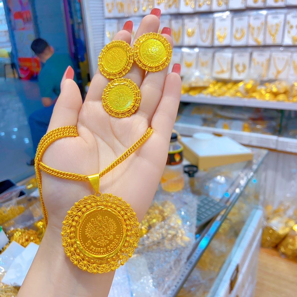 Women Accessories Dubai - 24k banhado a ouro Dubai Bridal