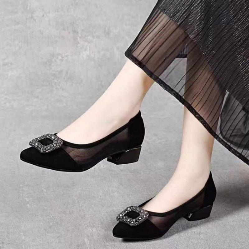 Women'S Shoes And Accessories - Sapatos Elegantes de Salto Bloco com
