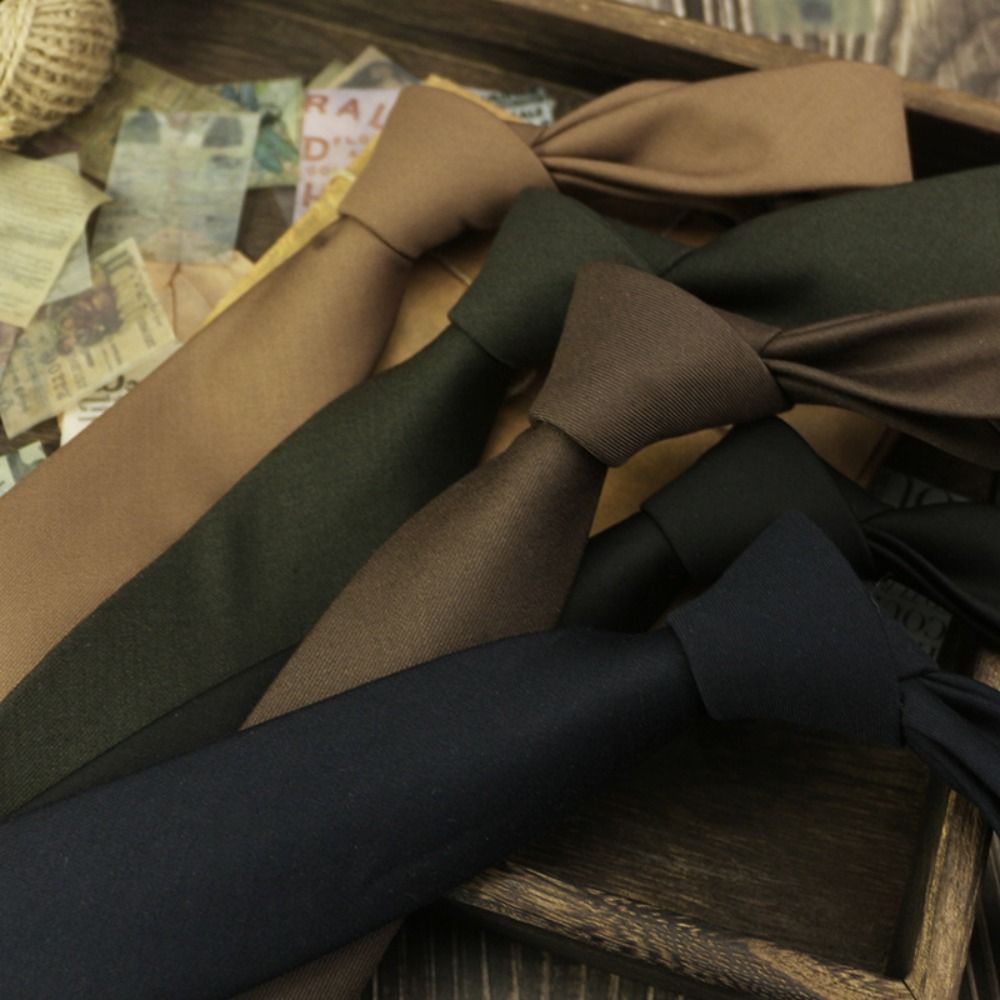Gravata de Cor Sólida Ajustáve - Women Accessories Business avaliação e preço