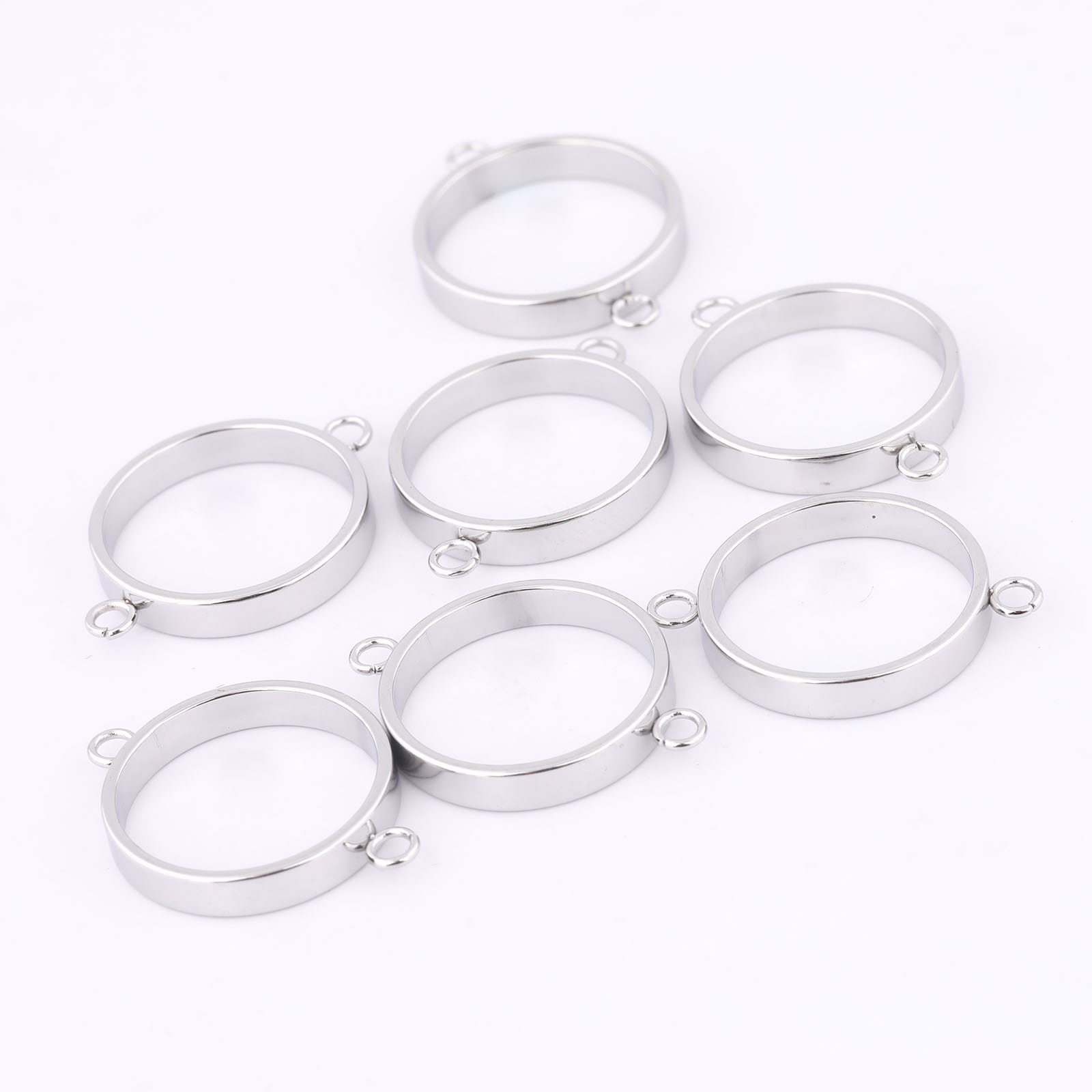 10 pçs de aço inoxidável 14mm  - Resin Bangle Bracelet avaliação e preço