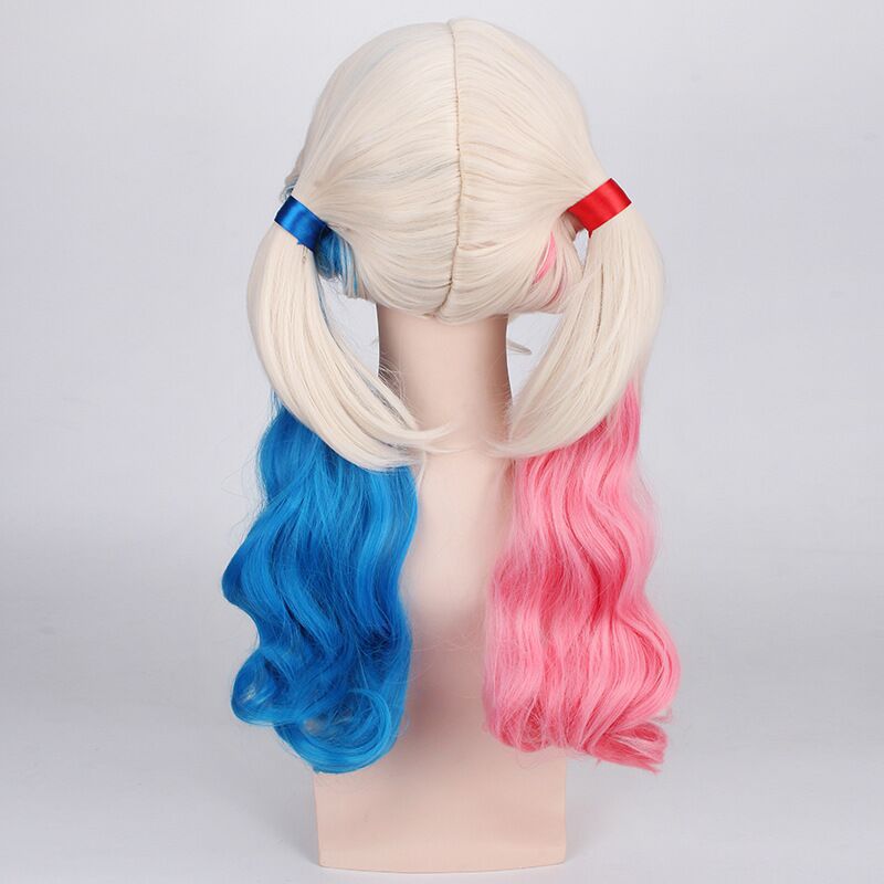 Peruca de Cosplay da Harley Qu - Women'S Harley Quinn Accessories avaliação e preço