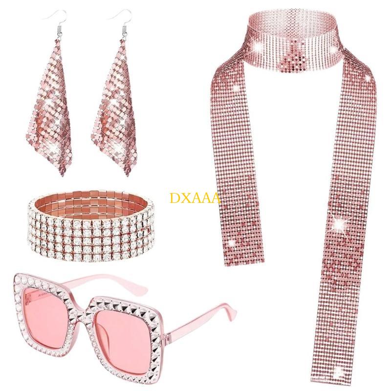Acessórios discoteca DXAA anos - Women'S Accessories In The 70S avaliação e preço