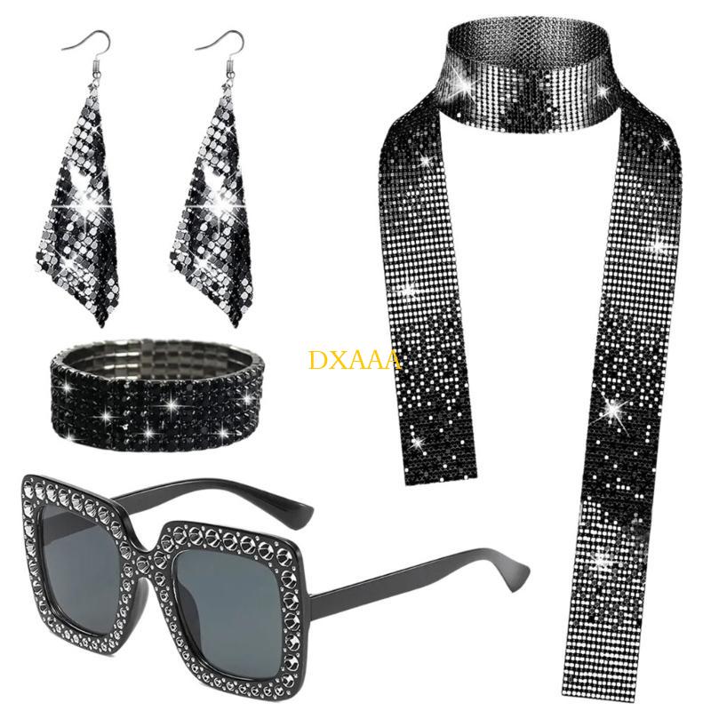 Acessórios discoteca DXAA anos - Women'S Accessories In The 70S avaliação e preço