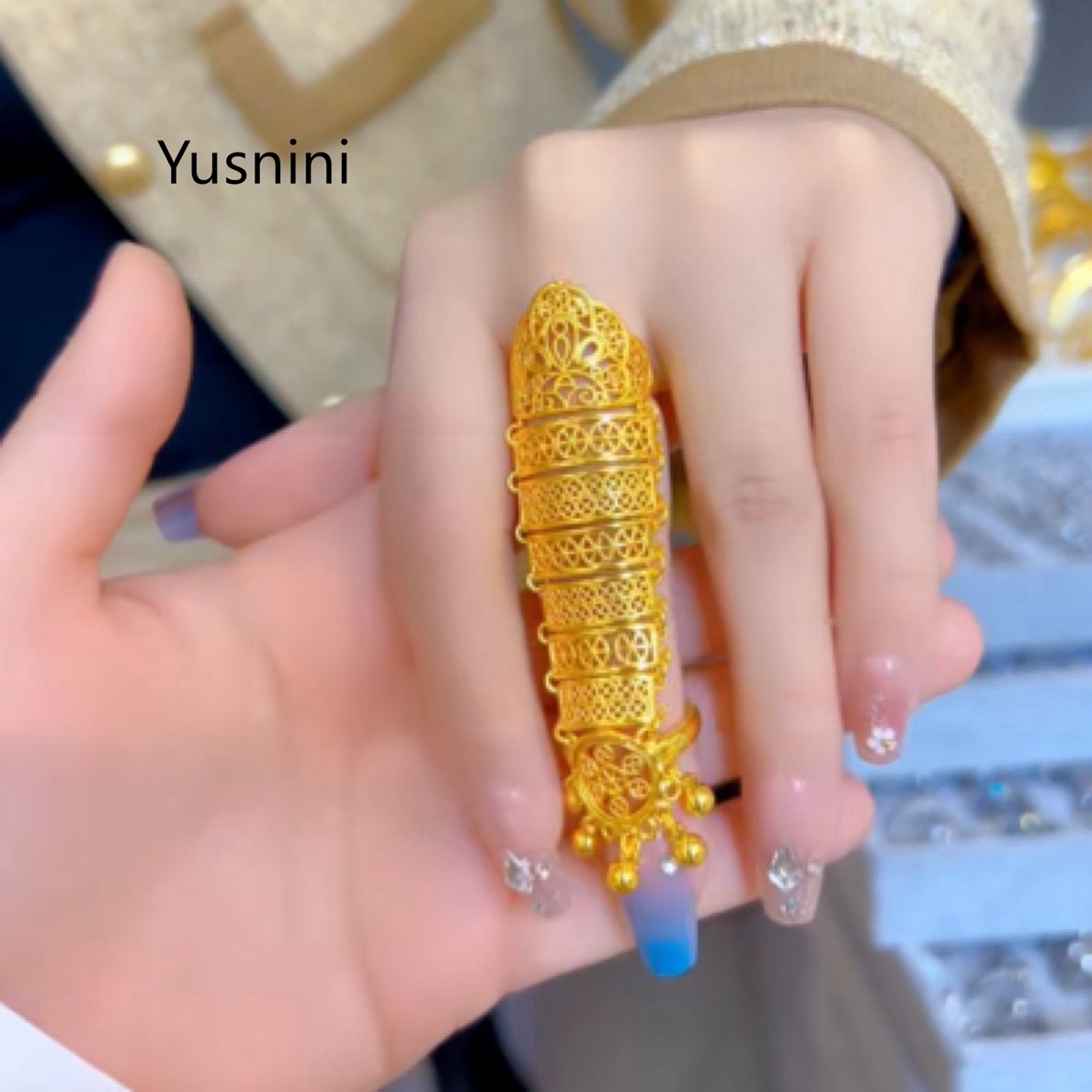 Anel Feminino Banhado a Ouro 2 - Women Accessories Dubai avaliação e preço