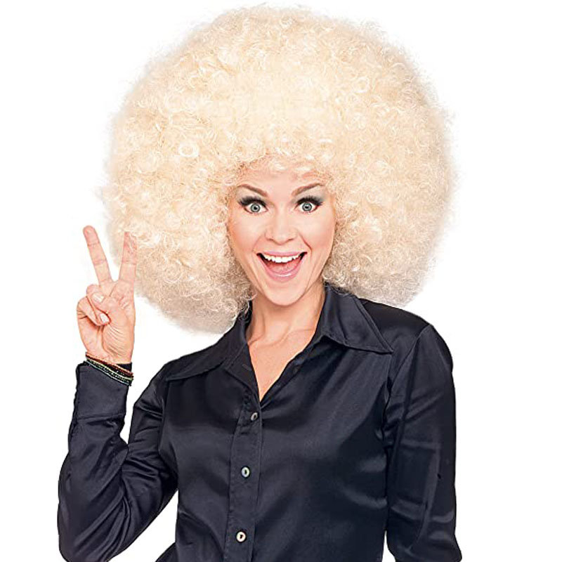 Perucas Afro Sintéticas para F - Women'S Accessories In The 70S avaliação e preço