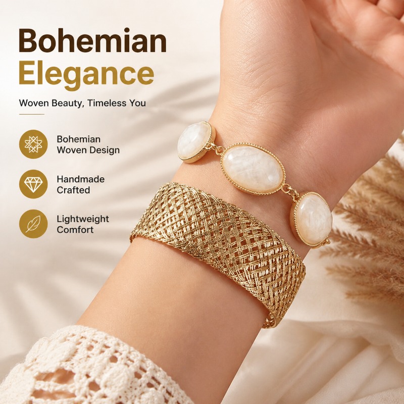 Pulseira Oval de Resina Trança - Resin Bangle Bracelet avaliação e preço