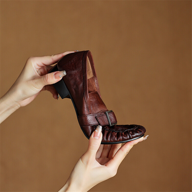 Mocassins de couro genuíno par - Women'S Shoes And Accessories avaliação e preço