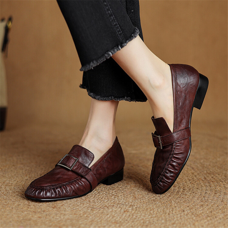 Mocassins de couro genuíno par - Women'S Shoes And Accessories avaliação e preço