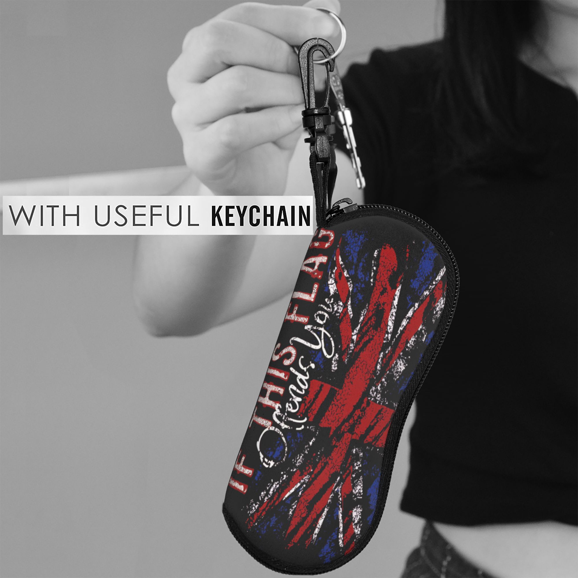 Estojo para óculos com bandeir - Women'S Accessories Uk avaliação e preço