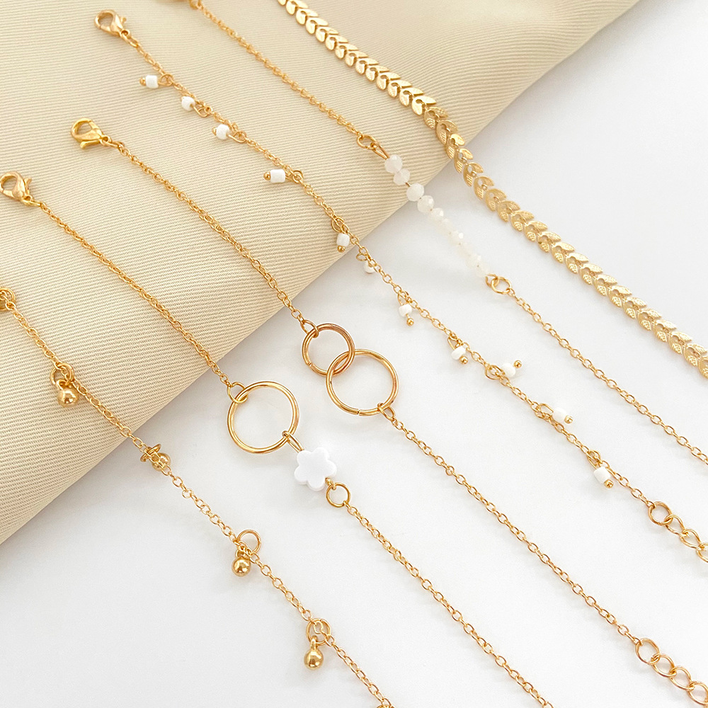 6 peça conjunto de ouro cor ge - Resin Bangle Bracelet avaliação e preço